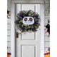 thumbnail image 2 of Guirnalda Puerta Halloween Regalo Guirnalda Calabaza Blanca Adornos para Puerta Delantera Al Aire Libre, 2 of 9