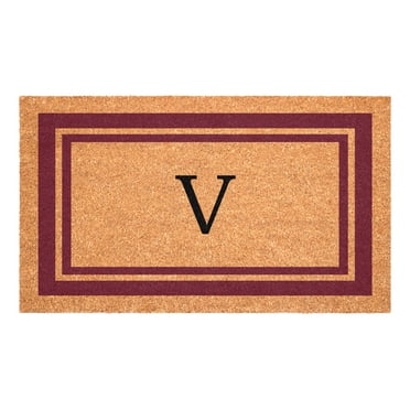 Burgundy Border Mon