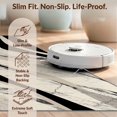 thumbnail image 6 of Design&I 4'x6' Ultra Soft Area Rug, Floorcarpet Minimalist Fluid Bands Asymmetrical Motion Accessories None Fluffy Washable Non Shedding for Bedroom Living Room Home Office, 6 of 7