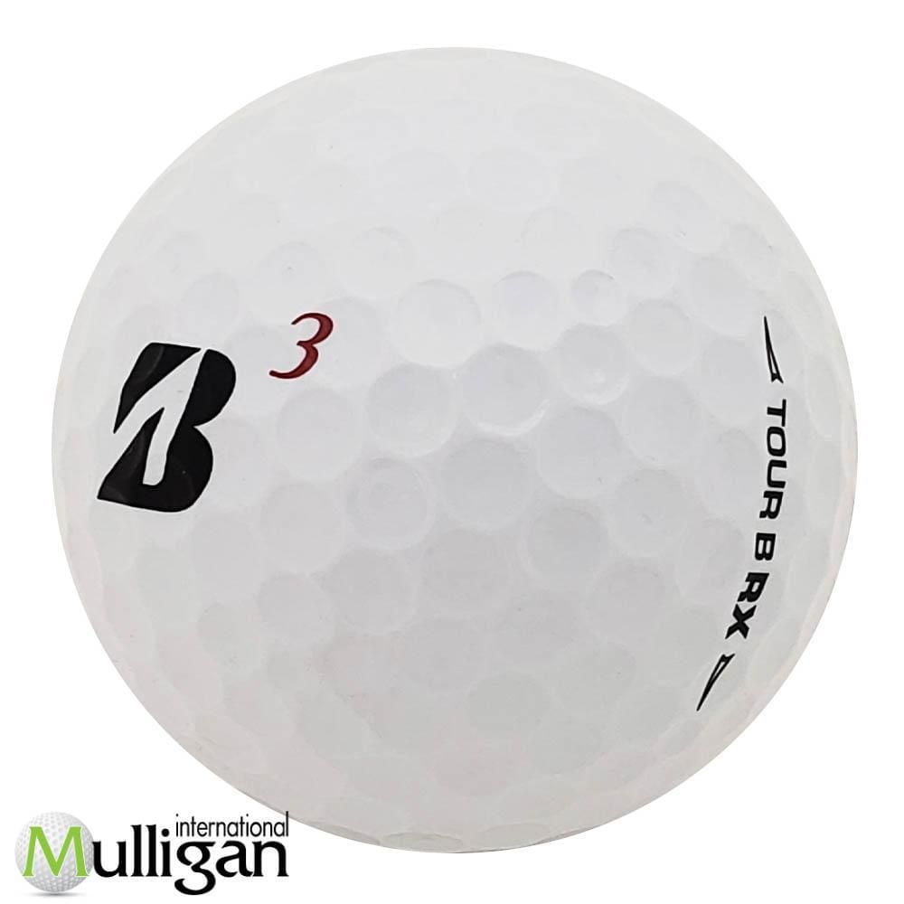 Mulligan - 12 Bridgestone Tour B RX (B) 5A Pristine Recycled Used Golf Balls, White
