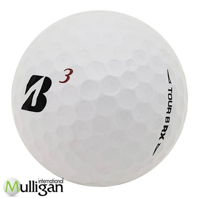 Mulligan - 12 Bridgestone Tour B RX (B) 5A Pristine Recycled Used Golf Balls, White