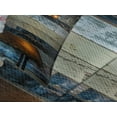 thumbnail image 4 of Ambesonne Brown Quilted Bedspread Set 3 Pcs, Wedding Cake Love Wood, Queen Size, Multicolor, 4 of 5