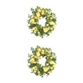 thumbnail image 4 of Kearding 3 piezas de anillo de té colgante para el hogar y la pared para colgar en la pared del centro comercial decoraciones colgantes de Amarillo dorado 2Conjunto, 4 of 6