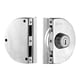 thumbnail image 1 of Cerradura de puerta de vidrio, cerradura de seguridad para puerta de 10 a 12 mm de espesor, resistente acero inoxidable con llave, sin perforaciones,, 1 of 9