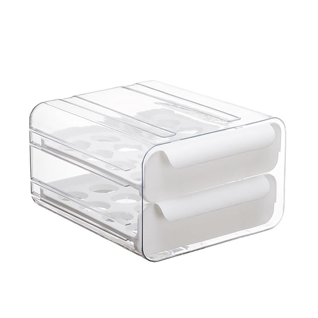 Egg Storage Container For Refrigerator 24 Capacity Kitchen Organizer With Secure Lid And Easy Carry Handle For Freshness And Space Saving Design Clear Containers 24 Piece Glass Food Storage Clear