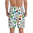thumbnail image 3 of Kdxio Art Of Livings Print Mens Sleep Shorts Bottoms Soft Comfy Pajama Wear Pants with Drawstring Pockets, 3 of 7