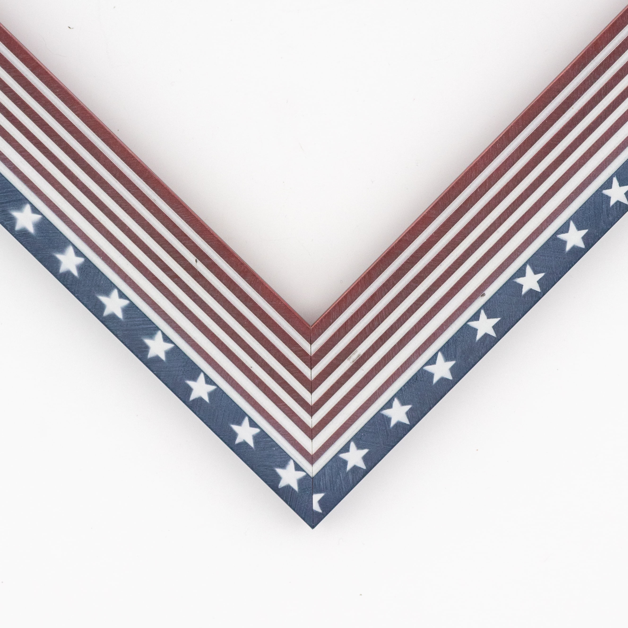 18x24 American Flag Wood Frame - Great for Posters, Photos, Art Prints, Mirror, Chalk Boards, Cork