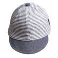 thumbnail image 1 of Gupgi Newborn Baby Sun Caps Striped Cap Photography Props Baseball Hats, 1 of 3