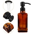 thumbnail image 2 of Bouteille de Savon Vide en Verre pour Savon à Main Bouteille de Pression Distributeur de Shampooing, 2 of 9