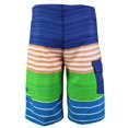 thumbnail image 2 of Men's Board Shorts Sport Beach Swimwear Bathing Suit Slim Fit Trunks (38, 521 Navy Turquoise Green), 2 of 3