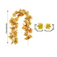 thumbnail image 4 of Fall Maple Leaf Vine Hanging for Autumn Thanksgiving Home Wedding Fireplace Party Celebration, 4 of 6