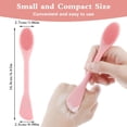 thumbnail image 3 of 2 Pcs Double End Silicone Face Mask Applicator Brushes, Spa Facial Tools, 3 of 4
