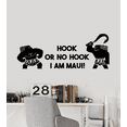 thumbnail image 3 of Hook Or No Hook I Am Maui Quote Demigod Maui Silhouette Princess Kids Vinyl Wall Art Sticker Decal For Home Kids Room Study Room Boys Girls Room Wall Décoration Design Wall Décor Decal Size(6x10 inch), 3 of 3