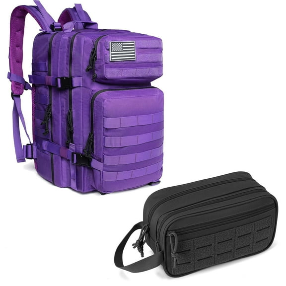 Haadid 45L Tactical backpack & Tactical Toiletry Bag