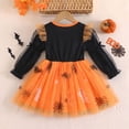 thumbnail image 5 of Shadoumai Toddler Girl Halloween Tulle Dress Long Sleeve Cat Tutu Dresses | Kids Girls Halloween Tulle Tutu Dress, Casual Halloween Party Outfits, Funny Cute Dress Up, Fall Summer Clothes, 5 of 9
