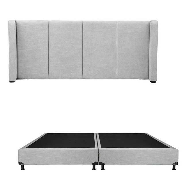 Box King Size + Cabecera Milan Dicasa Plata