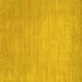 thumbnail image 1 of Ahgly Company Machine Washable Indoor Square Solid Yellow Modern Area Rugs, 4' Square, 1 of 4