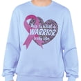 thumbnail image 2 of What a Warrior Looks Like Sweatshirt Unisex Medium Light Blue, 2 of 5
