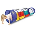 thumbnail image 1 of Túnel de juegos infantiles para niños | Túneles de rastreo con lados transparentes | Tienda de campaña multicolor para exteriores e interiores para perros, niños pequeños y bebés | Túnel emergente par, 1 of 7