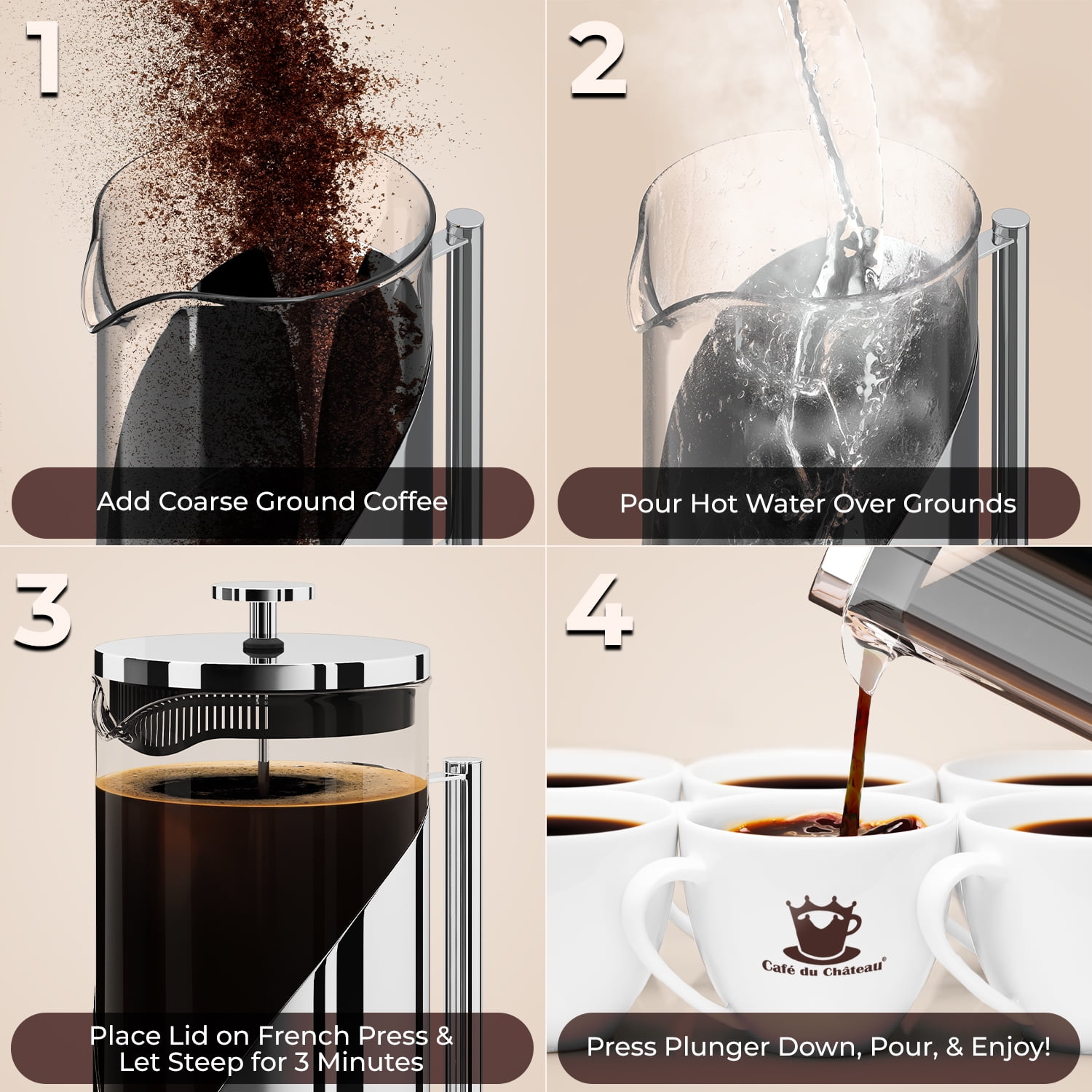 Cafe du chateau french press 2025