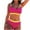 Hot Pink-09, variant on Lopeceal Women High Waisted Bikini Set Cute Bikinis for Teen Girl Sports Color Block Swimsuit 2 Piece High Cut Bathing Suit
