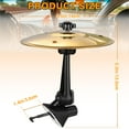 thumbnail image 2 of JP 2PCS Mini Car Crash Cymbal, Car Air Vent Decoration, Fits All Vehicle Types, Gold, 2 of 7