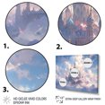 thumbnail image 3 of Designart "Cloudy Castle I" Castles Metal Wall Décor Set, 3 of 5