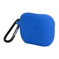 thumbnail image 4 of Funda protectora de silicona para auriculares IOS Pro/III, funda de carga para auriculares Bluetooth, color azul, 4 of 5