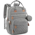 thumbnail image 1 of Bolsas para cambiar pañales para bebés Mochila de viaje impermeable multifunción, 1 of 5