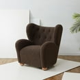 thumbnail image 4 of Safavieh Galloway  Wood Accent Chair in Brown / Natural, 4 of 7