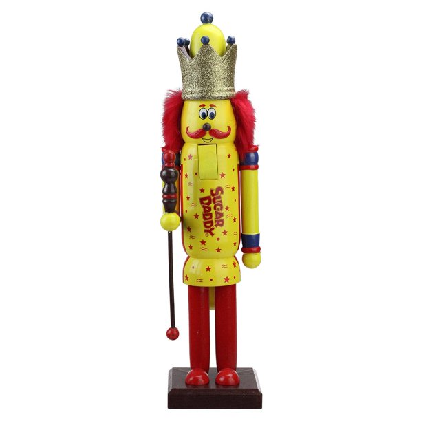 Northlight Decorative Sugar Daddy King Wooden Christmas Nutcracker
