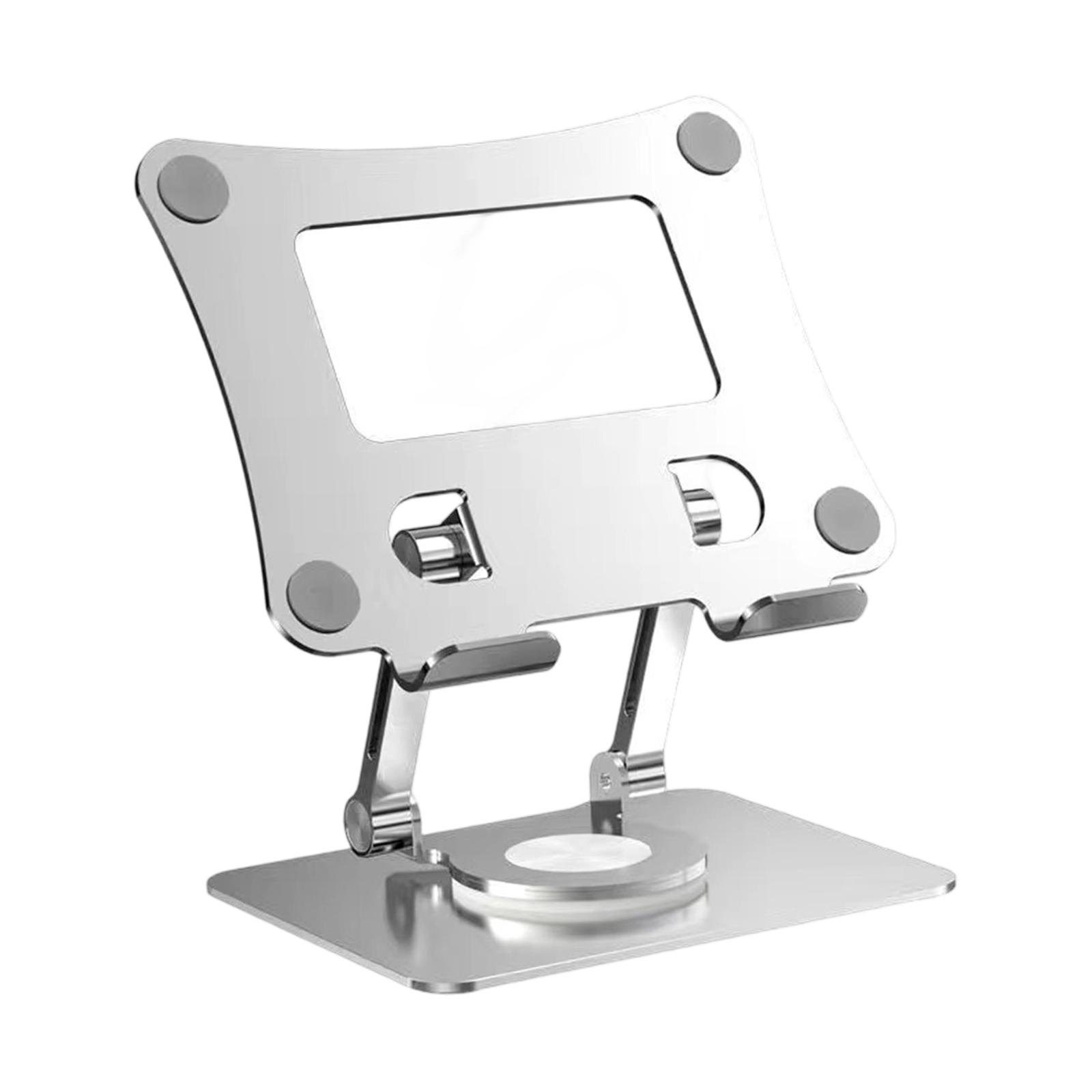 Laptop Stand Rotatable Notebook Holder Non Slip Metal Suitable for Desk Work School Study