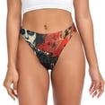 thumbnail image 1 of Fotbe Abstract Skull Guitar Art Tanga Sin Costuras para Mujer con Estampado – Panties Invisibles, Transpirables y Cómodos para Uso Diario-X-Small, 1 of 6