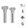thumbnail image 4 of Double Curved Router Bit T-Shaped Cutter 1/2In 12Mm Handle Milling Cutter, 4 of 5