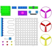 E-Blox: Circuit Blox: BYO Fan Launch Challenge - Wire Maze, Build Your Own, Brick Kit, Fun Electrical Circuit Activities, Block DIY STEM, Kids Ages 5+