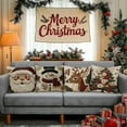 thumbnail image 5 of Cheapark 4Pcs 15.75x15.75 Inch Christmas Pillow Covers - Soft Fabric with Hidden Zipper, Festive Print Design, Decorative Pillow Cases for Sofa Couch Bed, Christmas Home Decor Essentials, 5 of 8