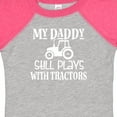 thumbnail image 4 of Inktastic Farmer My Daddy Still Plays with Tractors Boys or Girls Baby Bodysuit, 4 of 5