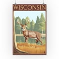thumbnail image 2 of White-tailed Deer, Wisconsin (16x24 Giclee Gallery Art Print, Vivid Textured Wall Decor), 2 of 3