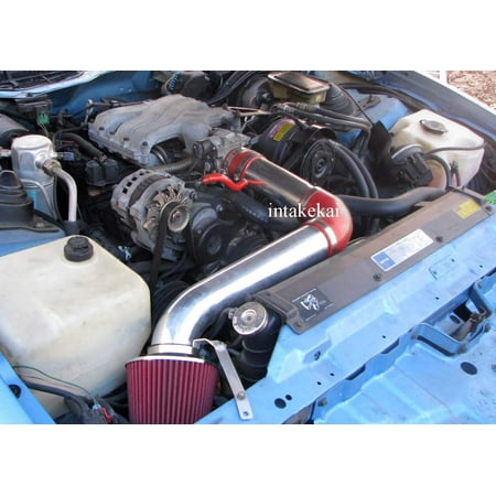 - 1990 1991 1992 Pontiac Firebird 3.1 3.1L TPI V6 Engine AIR INTAKE KIT SYSTEMS (RED)