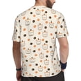 thumbnail image 2 of Wukai Boba Milk Tea Print Men's Short-Sleeved Mesh T-Shirt,Quick-Dry Short Sleeve Workout T-Shirt-5X-Large, 2 of 8