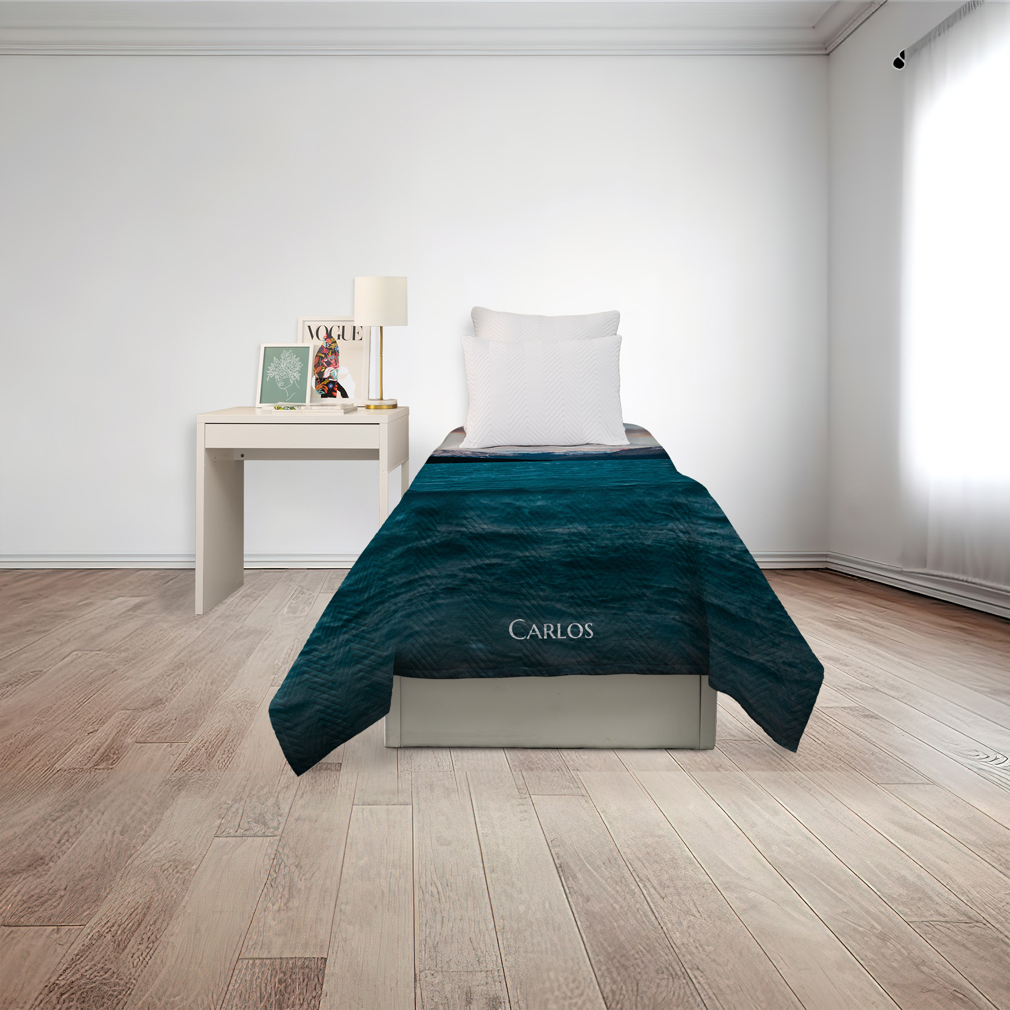Twin Quilted Bedding, Walmart Custom, Photos. People, Pets, Places, Unisex, Adult, Teen, Tween.