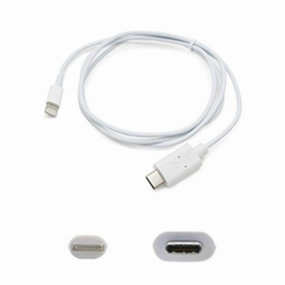1 m USB 3.1 Type Male to Lightning Male Cable, White