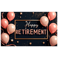 thumbnail image 2 of Decorative Design Retirement Party Happy Banner Elegant Crown Balloon Decoration for Celebration Event Indoor Outdoor, 2 of 8