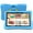 Blue, variant on Plimpton Kids 10 Tablet, Google Kids Space, Android 14 Tablet for Kids, Parental Control Pre-Installed Education Apps, 6(2+4)GB RAM 64GB Storage, 6000mAh, WiFi 6, EVA Shockproof Case - Pink