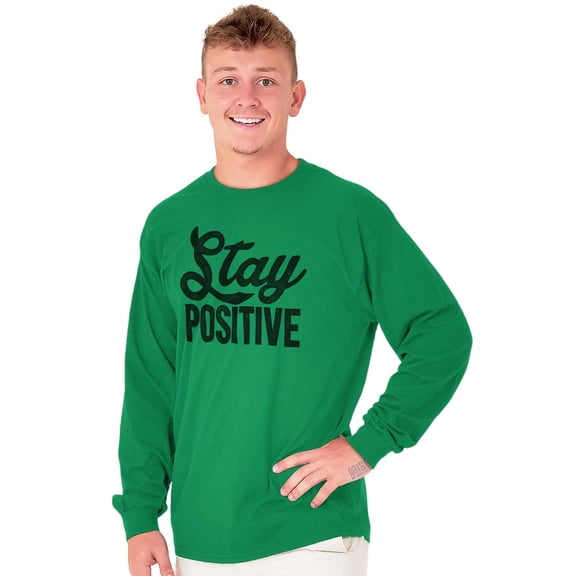 Stay Inspiration Motivation Gym Long Sleeve TShirt Men Women Brisco Brands S
