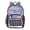 Pink and White Hearts Pattern, variant on PVC Transparent Backpacks Clear Backpack for Travel and Outings Hearts and String Garland