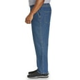 thumbnail image 3 of Harbor Bay by DXL Big and Tall Men's Full-Elastic Waist Jeans, Medium Stonewash, 2X Waist/34 Inseam, 3 of 6