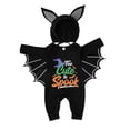 thumbnail image 1 of Disfraz de Halloween para bebé, mono con estampado de esqueleto, manga larga, cuello redondo, mono de fiesta de Halloween para bebé niño pequeño 3M, 1 of 5