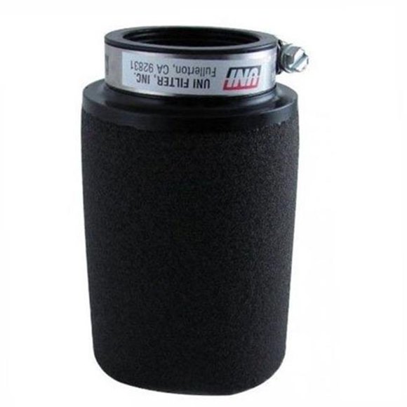Uni Filter UP-4182 Black Universal Urethane Flange Straight Clamp-On Pod Filter