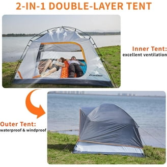 Coleman Juniper Lake 4-Person Instant Dome Tent with Annex